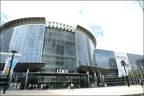 COEX Mall in Gangnam Seoul one of the largest underground shopping malls and tourist attractions in South Korea