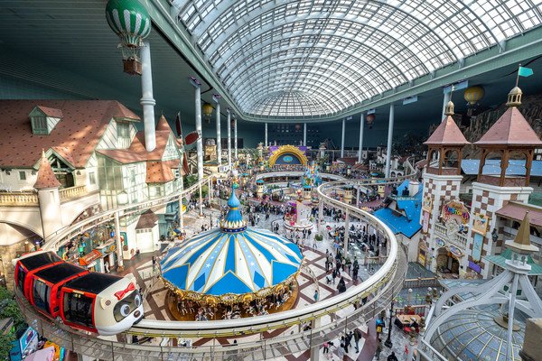 Lotte World Adventure indoor theme park in Seoul popular family attraction in Jamsil South Korea