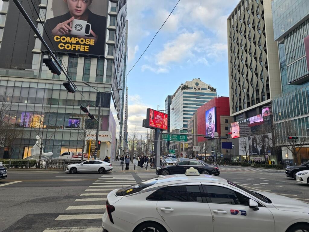 Hongdae street in Seoul South Korea popular travel destination