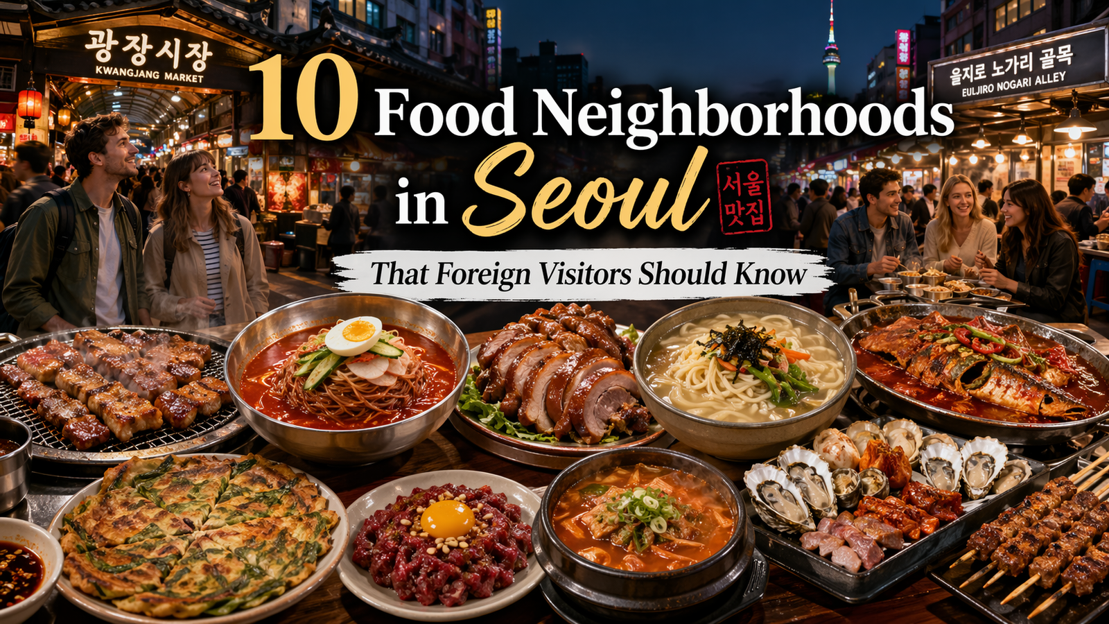 10 Food Neighborhoods in Seoul That Foreign Visitors Should Know